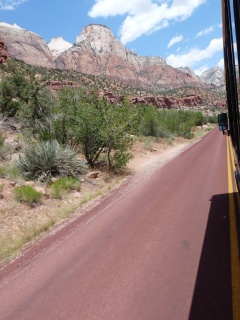Shuttle road shot