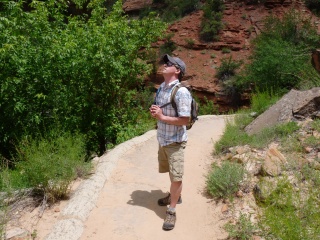 Brian, poised