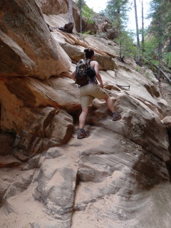 Theresa scrambling