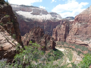 Looking across at the West Rim, with the Organ in the foreground