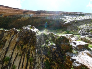 That water falling was cold and refreshing