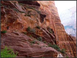 A couple of photographers on the part of the trail in the next photo