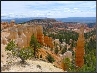 Hoodoos a few hundred feet from our site