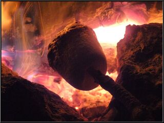 Fiery marshmallow