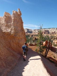 Hiking in the hoodoos