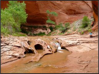 Sculpted falls