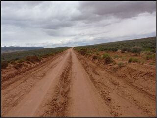 Ruts in the Hole In The Rock road