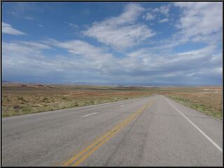 When no obstacles impose roads naturally flow straight