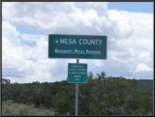 Onward through Mesa County, nice slogan