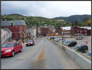 The road into Central City and Blackhawk