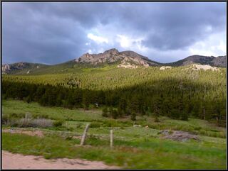 Beautiful country nearing Rocky Mountain National Park