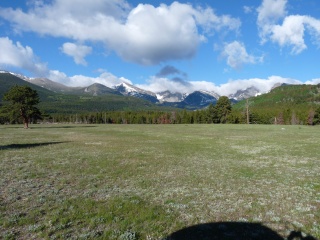 Pretty view from Glacier Basin campground
