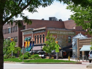 One entrance to old town Ft Collins