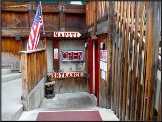 The funky and partially subterranean Wapiti Grill