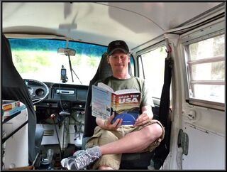 Brian researching