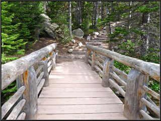 Trailhead bridge