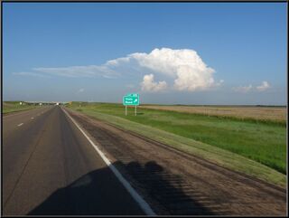 Evening clouds over Kansas