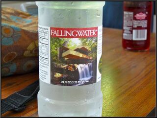 Fallingwater water, a hilarious marketing ploy of someone else