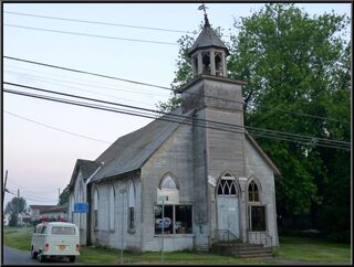 A great old church on the road to Gettysburg