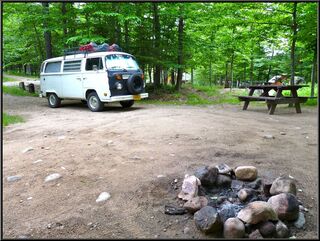 Morning in our camping resort