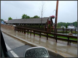 An old covered bridge, out of production