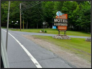 The Adirondacks are full of cool old motel signs, not always with a motel