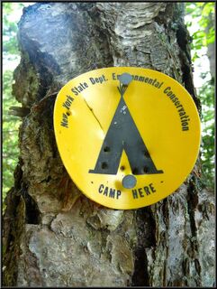 Campsite marker