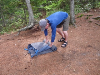 Brian folding up home