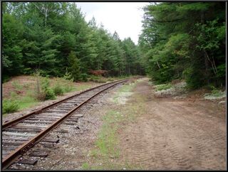 On the road out, these tracks supplied the area for the 1932 Winter Olympics