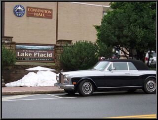 Actual snow and an actual Rolls Royce. A two-fer