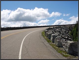 A great road with...
