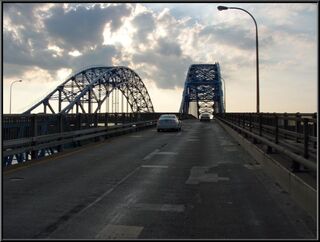 One of a few bridges over the Niagara River