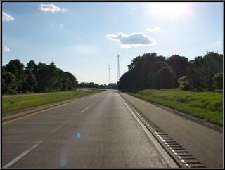 Michigan in the evening