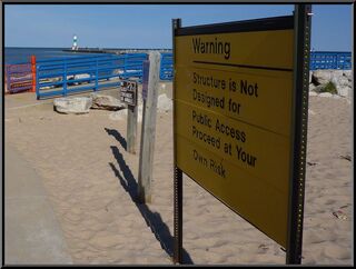 Don't be confused by the railings