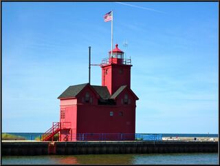 The red lighthouse