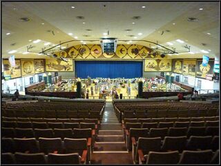 Inside the Palace, actually a multi-use community center