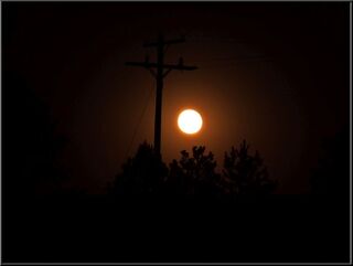 And a really exceptional moon rise