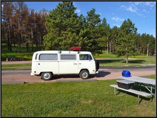 Morning in the very pleasant Elk Mountain Campground