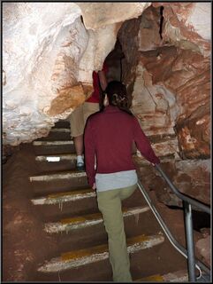 Wind cave on foot, no cameras were allowed for the knees tour