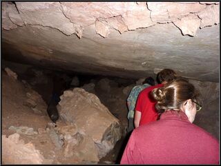 In caves we enjoy a height advantage