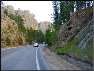 Road shot on the way to Mt. Rushmore