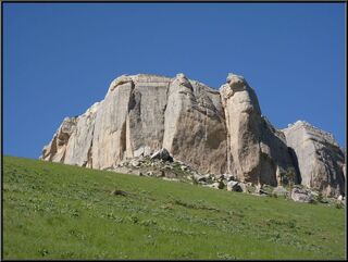 Rocks at the top of the first pass
