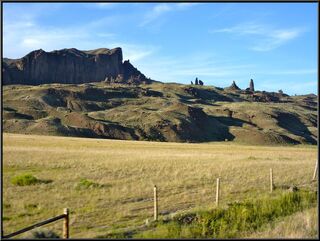 Grazing land just outside the park