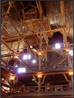Stairs and catwalks over the lobby