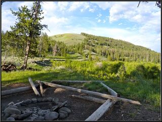 The view from outside the tent