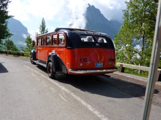 The old park buses are still in service