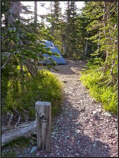 ...where we camped where the backcountry directed us