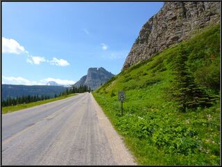 Working our way back over the Going To The Sun Highway
