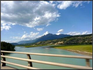 The Canadian Rockies in the distance