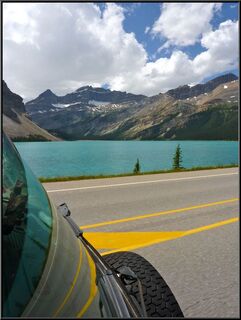 Pretty blue lake